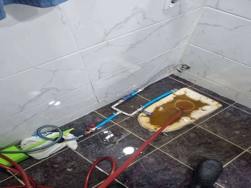안산 역류 작업사례 11